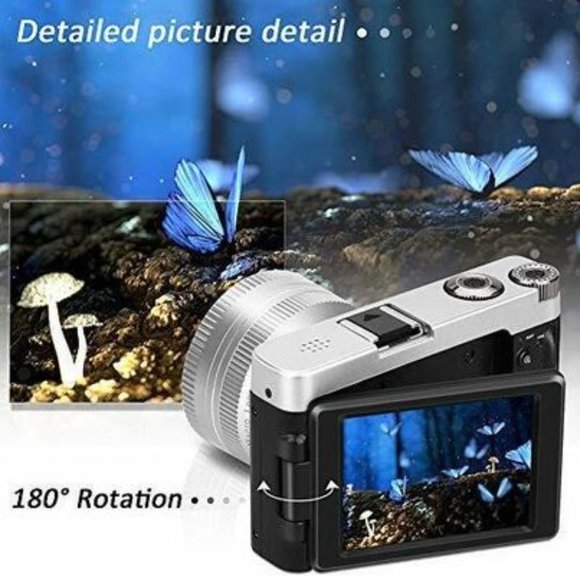 New Multifunctional Digital Vlogging Camera, Full HD, Wide Angle, Wi - Picture 6 of 8
